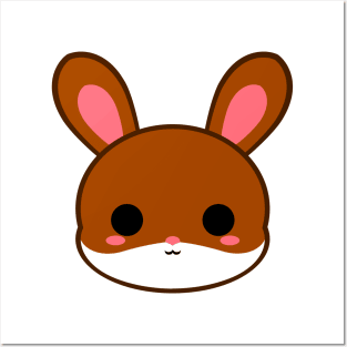 Cute Brown Bunny Posters and Art